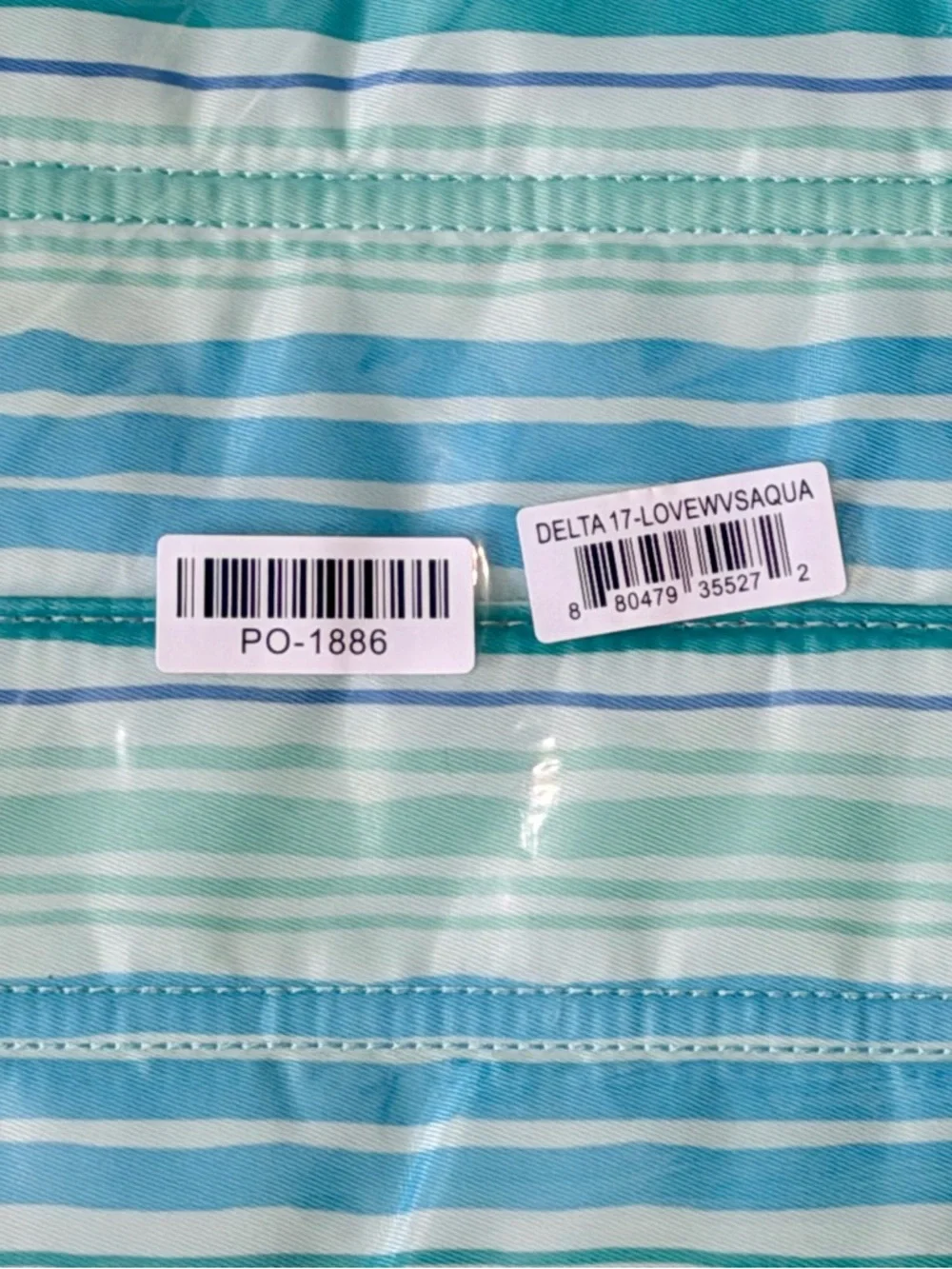 Lug Delta 17” Laptop Case - Love Waves Aqua NWT